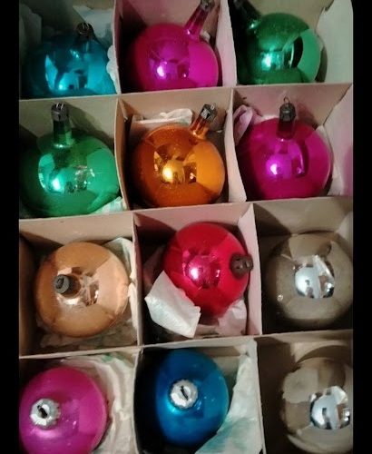 Globuri pentru brad din anii '70 din Polonia