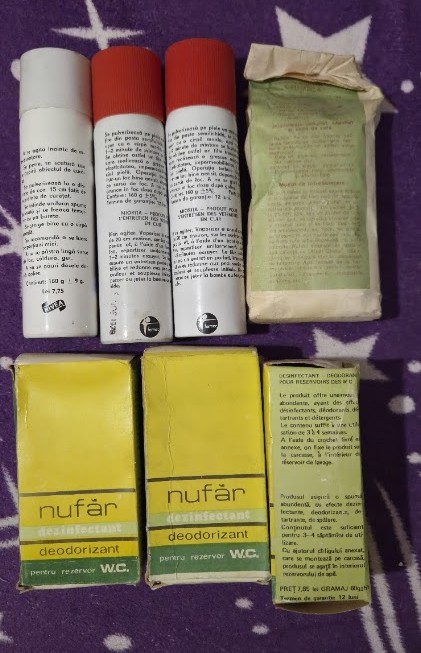 Lot Rar Produse Curățenie Vintage - Perioada Comunistă (Anii '80) - Stare de Colecție - imagine 3