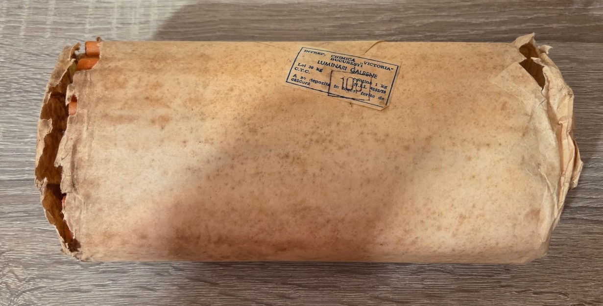 Pachet original Lumânări Chimica Victoria (Epoca de Aur),anii '80