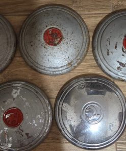 Set 5 Capace Roți Originale Vintage Škoda,anii 1964 – 1976