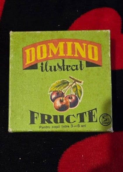 Joc de Colecție - Domino Ilustrat "Fructe" / Perioada Comunistă