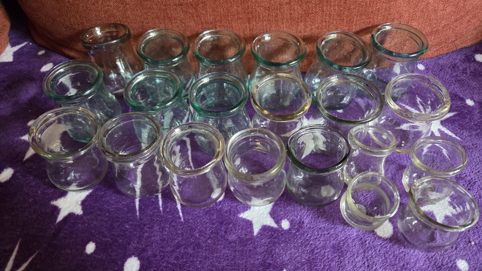 Set 21 Ventuze Medicale din Sticlă anii '80 - imagine 3