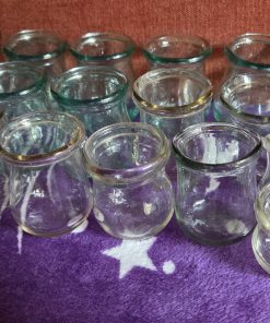 Set 21 Ventuze Medicale din Sticlă anii '80