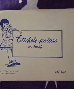 Set Vintage Etichete Școlare Epoca de Aur (1967)