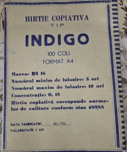 Pachet cu Hartie tip Indigo . anii '90