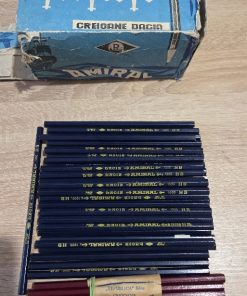 Creioane vintage Dacia Amiral (Fabrica „Republica” Sibiu) – HB